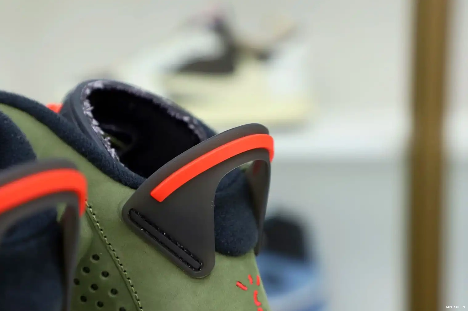 X 6 RETRO TRAVIS 'OLIVE' Kimikick SCOTT JORDAN AIR 0617